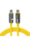 The Future Adonis Type-C to Type-C 2m PD 3.1 120Gbps 240W 8K Süper Hızlı Şarj/Data Kablosu, Sarı