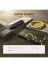 The Future Adonis Type-C to Type-C 2m PD 3.1 120Gbps 240W 8K Süper Hızlı Şarj/Data Kablosu, Sarı