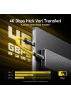The Future Creative Power 8-in-1 240W Type-C to Type-C PD 3.1 Süper Hızlı Şarj/Data Kablo Seti