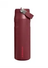 The IceFlow Bottle Flip Straw Pipetli Termos 2.0 0.7 L - (24 OZ) Cranberry