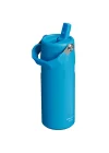 The IceFlow Flip Straw 2.0 Pipetli Termos 0.47 LT (16 OZ) - Azure