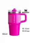 The Quencher Protour Flip Straw Termos 0,60 L Pipetli Termos 10-12484-098 Pembe