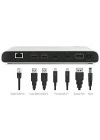 Thunderbolt 3 Dock, 85W, 3 x USB3.0, 2 x Thunderbolt 3, 1 x Display Port, Gigabit Ethernet, 3.5mm Kulaklık ve Mikrofon Girişi, Windows ve Mac Uyumlu (10DAA8501)