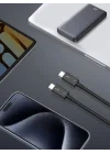 Thunderbolt 5.0 Type-C Kablo – 240W PD Hızlı Şarj, 120Gbps Veri Aktarımı, 16K 60Hz Görüntü Desteği, E-Marker Akıllı Çipli, Thunderbolt 3/4/USB4 Geriye Uyumluluklu Örgü Kablo | ZR1107