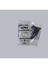 Mey İthalat® Tork Siyah Kablo Bağı 2,5X100