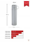 Trailmate Serisi Bardaklı 500 Ml Çelik Termos
