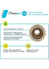 Transition Coupling, .5-In. Copper Tube x .5-In. PVC -UIP4008A