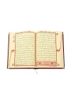 Tükiye Bayraklı Kadife Kaplı Kutu ve Kuranı Kerim Seti