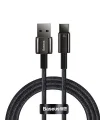 Tungsten Gold Hızlı Şarj Kablosu USB to Type-C 100W, 1m, Siyah