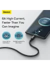 Tungsten Gold Hızlı Şarj Kablosu USB to Type-C 100W, 1m, Siyah