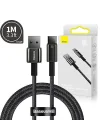 Tungsten Gold Hızlı Şarj Kablosu USB to Type-C 100W, 1m, Siyah