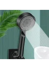Turbo Pervaneli 5 Fonksiyonlu Duş Başlığı Duş Hortumu 150 Cm Ve Mafsal Set
