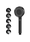 Turbo Pervaneli 5 Fonksiyonlu Duş Başlığı Duş Hortumu 150 Cm Ve Mafsal Set