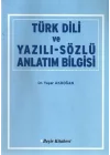 Türk Dili ve Yazılı-Sözlü Anlatım Bilgisi