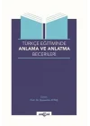 Türkçe Eğitiminde Anlama ve Anlatma Becerileri