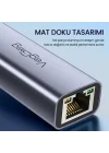 Type-C 1000Mbps Gigabit Ethernet Adaptörü PC, Mac, Konsol, Tv Box Uyumlu