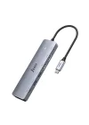 Type-C 2*HDMI Dual MST 4K 60Hz Gigabit Ethetnet Dönüştürücü 100W USB 3.2 Çoklayıcı Hub