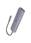 Type-C 2*HDMI Dual MST 4K 60Hz Gigabit Ethetnet Dönüştürücü 100W USB 3.2 Çoklayıcı Hub