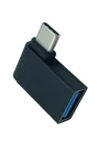 Type C 3.1 To Usb 3.0 Şarj 90 Dirsek Köşe Çevirici Dönüştürücü Adaptör