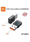 Type-C 5A To Usb A 2.0 Dönüştürücü, Siyah
