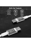 Type C-C Hızlı Şarj Kablosu, 60Watt PD, 1Metre, TPE Dış Yüzey, iPhone 15/16 ve Android İçin (1Ad x 1Metre Açık Gri)