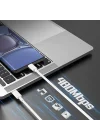 Type C-C Hızlı Şarj Kablosu, 60Watt PD, 1Metre, TPE Dış Yüzey, iPhone 15/16 ve Android İçin (1Ad x 1Metre Açık Gri)