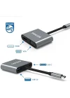 Type-C HDMI VGA USB Dönüştürücü Adaptör