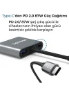 Type-C HDMI VGA USB Dönüştürücü Adaptör