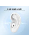 ® Type-C Kablolu Kulaklık – Mikrofonlu, 45° Ergonomik Tasarım, Hi-Fi Stereo Ses, Bas Güçlü, Tüm Type-C Telefonlarla Uyumlu (Silikonlu)