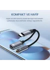 Type-C to 3.5mm Kulaklık ve Type-C Şarj Dönüştürücü Adaptör