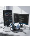 Type-C to DisplayPort 1.4 Çevirici Mini Adaptör - 8Kya Kadar Destek - USB-Cden DP Görüntü Dönüştürücü - Alüminyum Gövde - Laptop Tablet Telefon Uyumlu - Tak Çalıştır