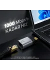 Type-C to Ethernet Çevirici Mini Adaptör - 1000 Mbpse Kadar Hız - USB-Cden RJ45 Gigabit LAN Dönüştürücü - Alüminyum Gövde - Windows/macOS/Linux Uyumlu - Tak Çalıştır