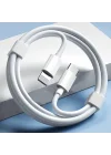 Type-C To Lightning Usb Kablo 1 Metre iPhone ile Uyumlu Şarj Data Kablosu Type-c Uçlu iPhone ile Uyumlu usb Kablo 1m