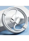 Type-C To Lightning Usb Kablo 1 Metre iPhone ile Uyumlu Şarj Data Kablosu Type-c Uçlu iPhone ile Uyumlu usb Kablo 1m