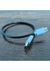 Type-C to Mikro USB Kablosu, USB Tip C - Mikro B OTG Kablosu Erkek - Erkek Şarj Veri İletimi, 25 Santimetre Kablo (ZR796-25cm Kablo)