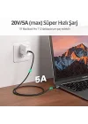 Type-C to Type-C 100 W Hızlı Şarj ve Data Kablosu 1.5 Metre