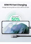 Type-C to Type-C 3A 60W Hızlı Data ve Şarj Kablosu 2 Metre