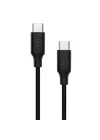 Type-C to Type-C ile Uyumlu iPhone ve Samsung ile Uyumlu Hızlı Şarj ve Data Kablosu 100 cm (Siyah)