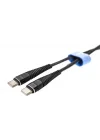 Type-C To Type-C PD 5A 32W Örgülü Hızlı Şarj ve Data Kablosu 1 Metre