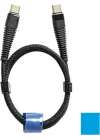 Type-C To Type-C PD 5A 32W Örgülü Hızlı Şarj ve Data Kablosu 1 Metre
