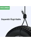 Type-C to USB-A RGB Aydınlatmalı 3A Hızlı Şarj ve Data Kablosu 1 Metre