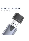 Type-C ve USB 2.0 SD-MicroSD TF Kart Okuyucu