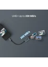 UA430C; USB 3.0 Type-C ile SD & microSD 3.0 Kart Okuyucu