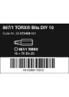 Uç Çeşitleri, 867/1 TX 20 DIY, TX 20 x 25 mm (Kutu Başına 10 Uç), 05072408001