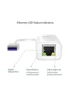 UE330 USB Ethernet Adaptörü (USB 3.0 Ethernet Hub RJ45 Ağ LAN ile Apple Macbook Surface Pro XPS, Ultrabook, Chromebook, PC, Mac ve diğerleri için)