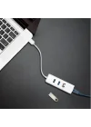 UE330 USB Ethernet Adaptörü (USB 3.0 Ethernet Hub RJ45 Ağ LAN ile Apple Macbook Surface Pro XPS, Ultrabook, Chromebook, PC, Mac ve diğerleri için)