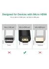 Ugreen Micro HDMI to HDMI Dönüştürücü Adaptör