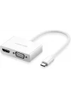 Ugreen Type-C to HDMI-VGA Dönüştürücü Adaptör Beyaz
