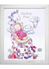 USA ürün – zürafa Birth kayıt Counted Cross Stitch Kit-11 x14 14 Count