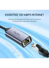 USB 2.0 100Mbps Rj45 Lan Ethernet İnternet Çevirici Dönüştürücü